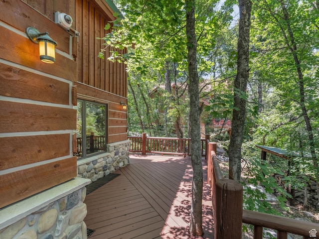 8998 Timphaven Rd, Sundance, UT 84604 - view of wooden deck