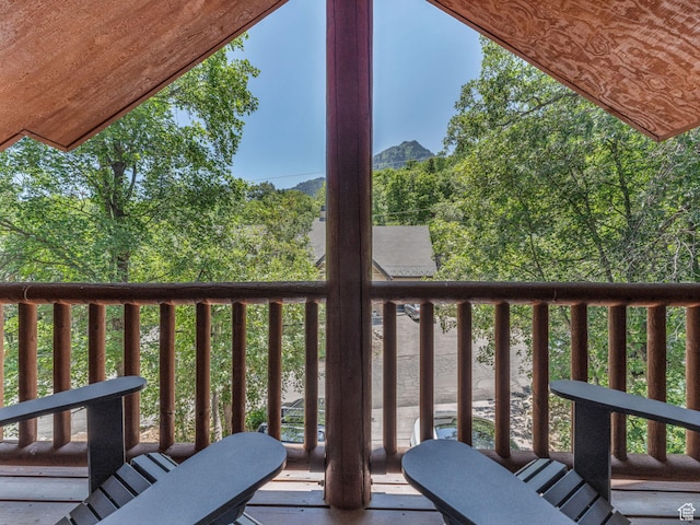 8998 Timphaven Rd, Sundance, UT 84604 - view of wooden deck