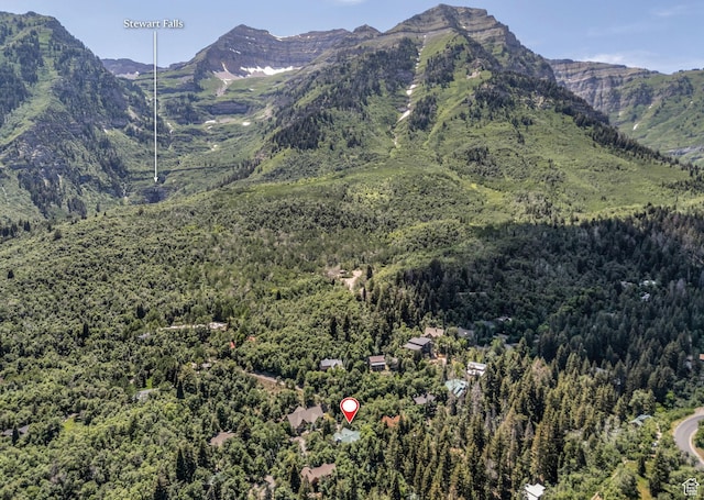 8998 Timphaven Rd, Sundance, UT 84604 - view of mountain backdrop featuring a forest