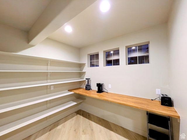 251 N Summit Dr, Beaver, UT 84713 - unfurnished office with wood finished floors and recessed lighting