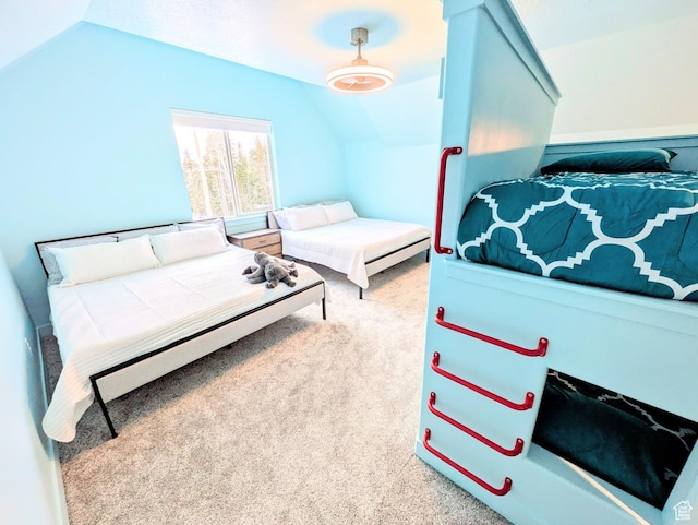 251 N Summit Dr, Beaver, UT 84713 - carpeted bedroom with lofted ceiling