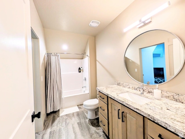 251 N Summit Dr, Beaver, UT 84713 - bathroom with vanity and shower / bath combination with curtain