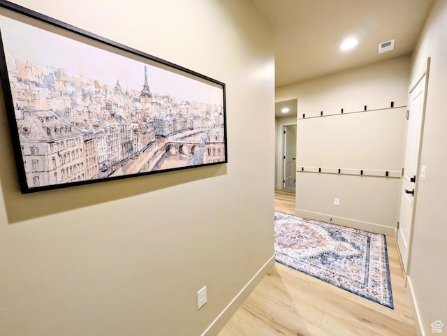 251 N Summit Dr, Beaver, UT 84713 - hall with wood finished floors and recessed lighting