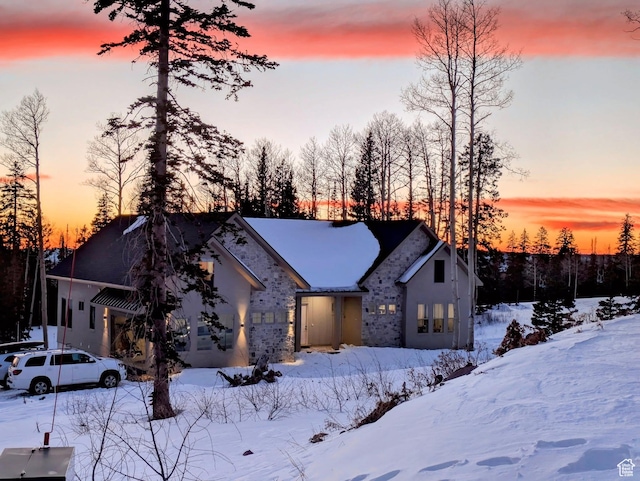 251 N Summit Dr, Beaver, UT 84713 - view of front facade with stucco siding