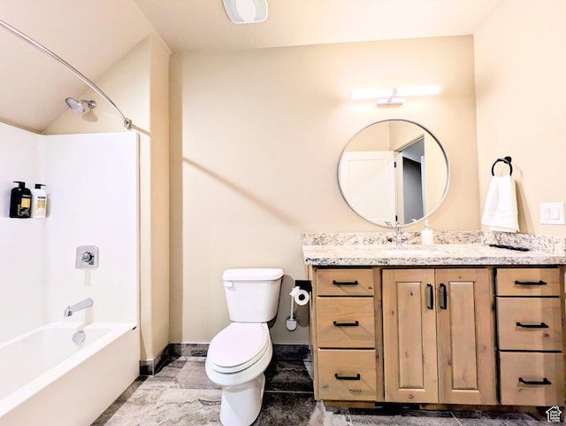 251 N Summit Dr, Beaver, UT 84713 - full bathroom with vanity, shower / washtub combination, and marble finish floors