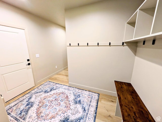 251 N Summit Dr, Beaver, UT 84713 - mudroom featuring light wood-style floors and baseboards