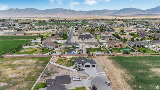 536 E Fiona Cir, Grantsville, UT 84029 - aerial view of residential area featuring mountains