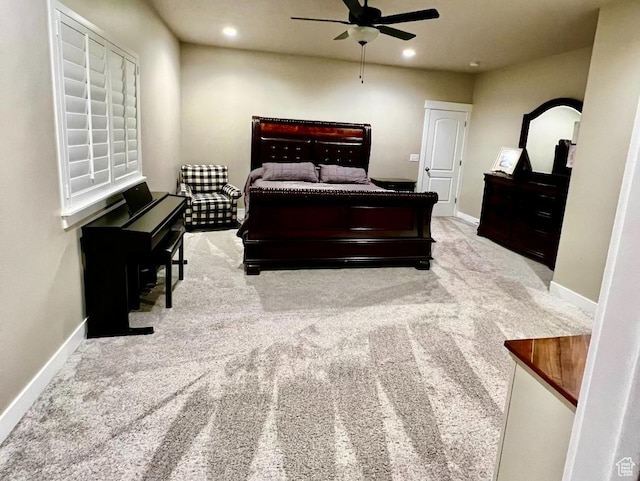 1048 N 200 E, Nephi, UT 84648 - carpeted bedroom with recessed lighting and a ceiling fan