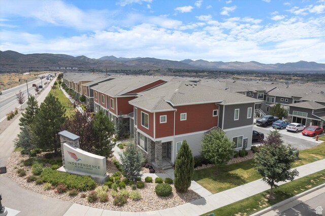 1011 W Lapis Fields Way S, Bluffdale, UT 84065 - aerial perspective of suburban area with mountains