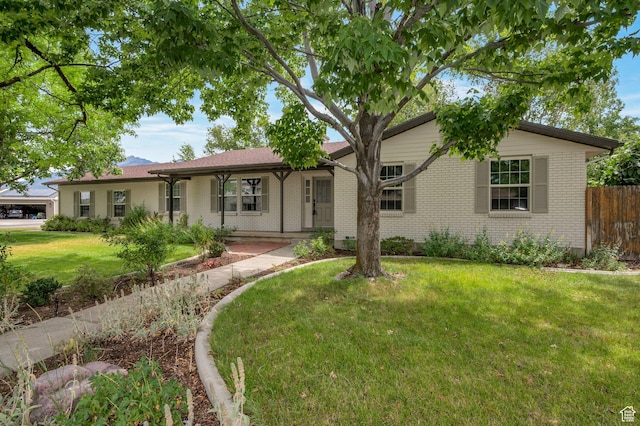 8483 S Terrace Dr, Sandy, UT 84093 - ranch-style home with brick siding