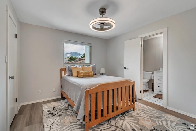 5398 S Tonalea Dr, Salt Lake City, UT 84107 - bedroom with wood finished floors and ensuite bath