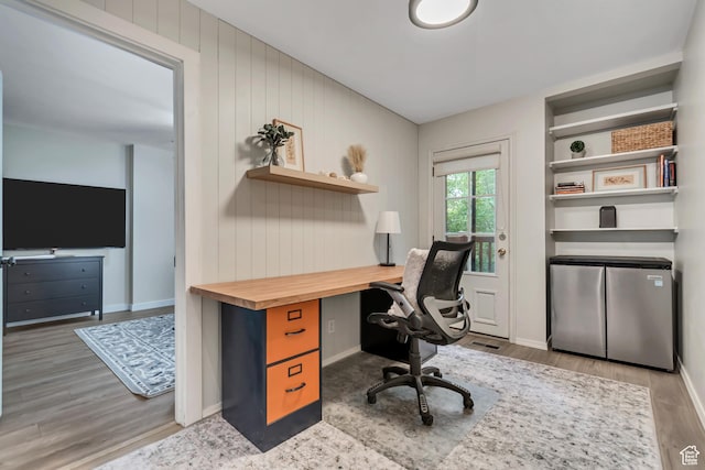 5398 S Tonalea Dr, Salt Lake City, UT 84107 - office area with wood finished floors and baseboards