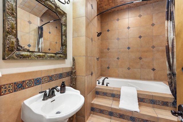 480 W Tonapah Way, Ivins, UT 84738 - full bath featuring tile walls and tiled shower / bath