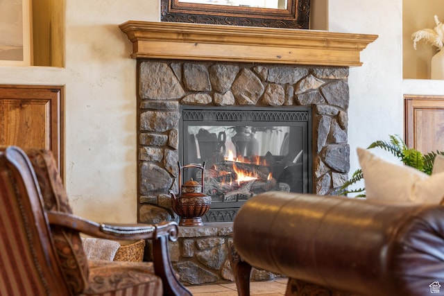 480 W Tonapah Way, Ivins, UT 84738 - detailed view of a stone fireplace