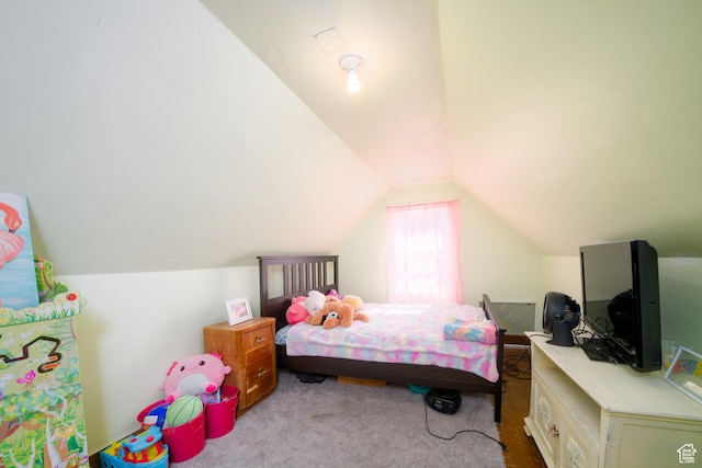 742 N 300 E, Logan, UT 84321 - carpeted bedroom featuring lofted ceiling