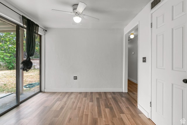 3310 S 3200 W, West Valley City, UT 84119 - empty room with light wood-type flooring and ceiling fan