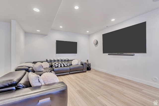 11536 S Allerton Dr, South Jordan, UT 84009 - living area featuring light wood finished floors and recessed lighting