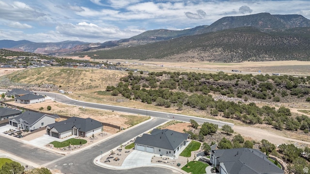3127 W 2350 S, Cedar City, UT 84720 - aerial perspective of suburban area featuring a mountain backdrop