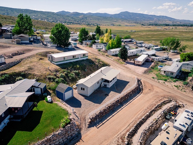 738 E Vanessa Ln Unit 386, Garden City, UT 84028 - aerial view of residential area featuring a mountain backdrop