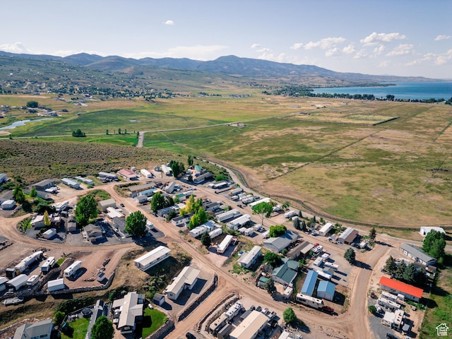 738 E Vanessa Ln Unit 386, Garden City, UT 84028 - aerial view of property and surrounding area featuring a water and mountain view