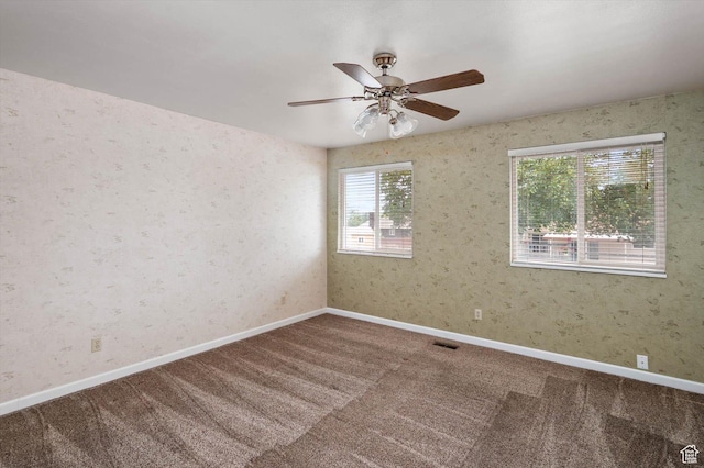 6871 S Alfalfa Cir, West Jordan, UT 84084 - unfurnished room featuring carpet flooring and a ceiling fan
