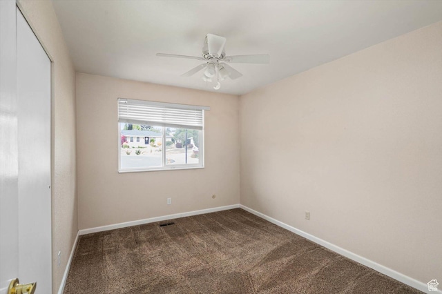 6871 S Alfalfa Cir, West Jordan, UT 84084 - spare room with carpet floors and ceiling fan