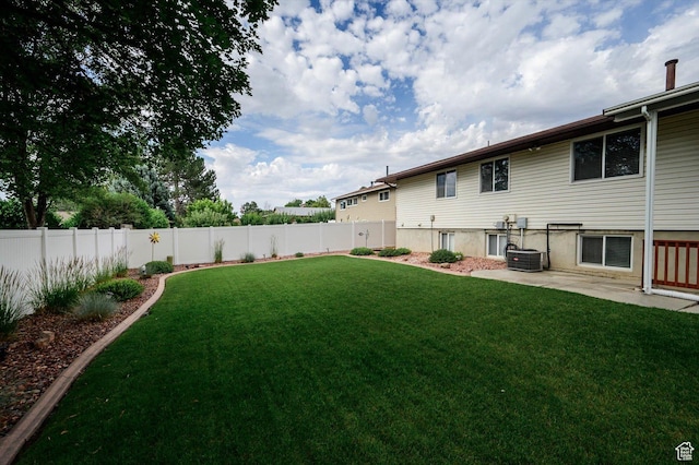 6871 S Alfalfa Cir, West Jordan, UT 84084 - fenced backyard with a patio area