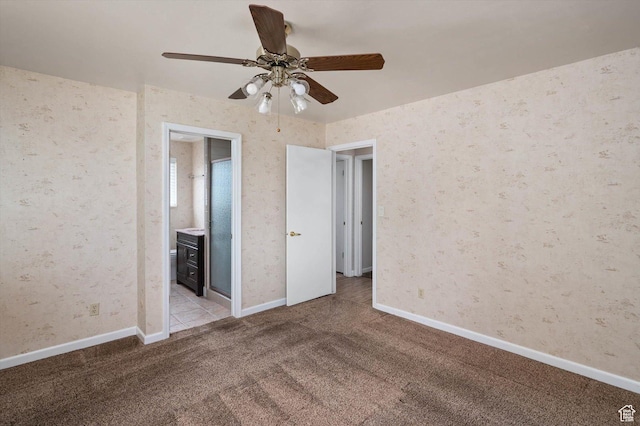 6871 S Alfalfa Cir, West Jordan, UT 84084 - unfurnished room with light colored carpet and ceiling fan