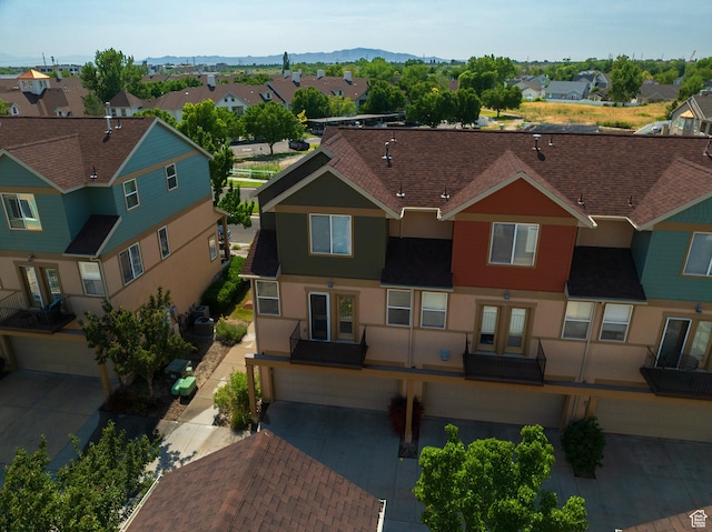 888 N Shepard Creek Pkwy W, Farmington, UT 84025 - aerial perspective of suburban area with a mountain backdrop