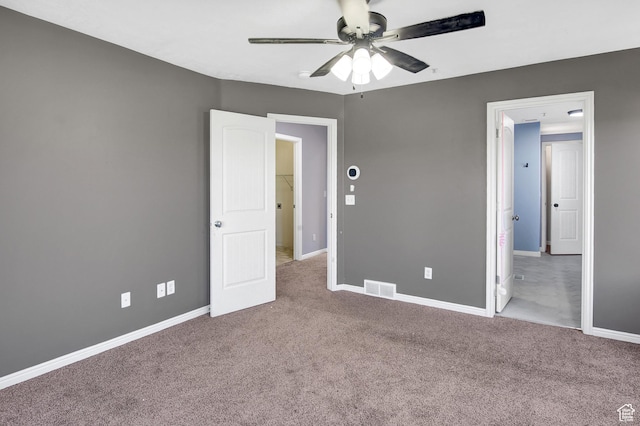 888 N Shepard Creek Pkwy W, Farmington, UT 84025 - unfurnished bedroom featuring carpet flooring and ceiling fan