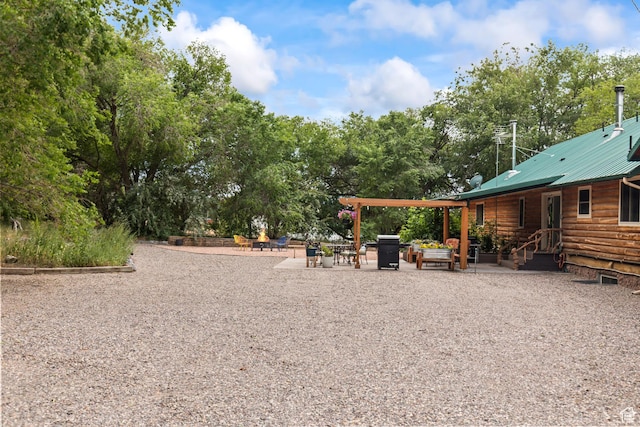 986 E 2290 N, Monroe, UT 84754 - view of yard featuring a patio area and view of scattered trees
