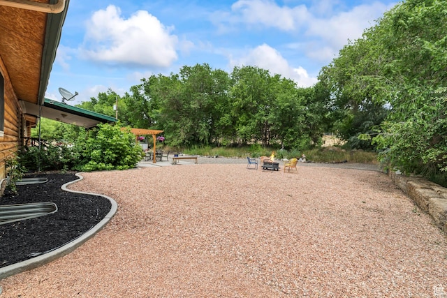 986 E 2290 N, Monroe, UT 84754 - view of yard with an outdoor fire pit