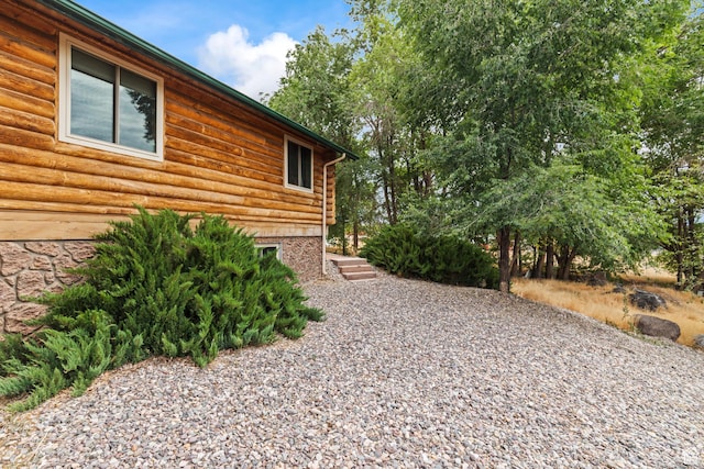 986 E 2290 N, Monroe, UT 84754 - view of home's exterior featuring log siding