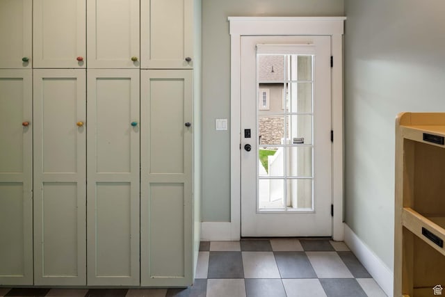 5843 W Wildflower Ln, Highland, UT 84003 - entryway with baseboards and tile patterned floors