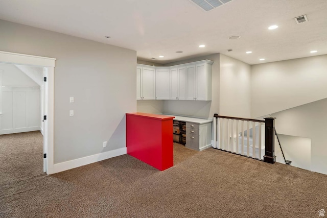 5843 W Wildflower Ln, Highland, UT 84003 - unfurnished office with carpet floors and recessed lighting