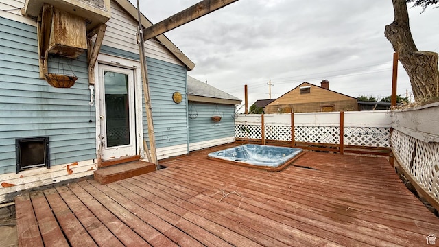 127 Grassy Dr, East Carbon, UT 84520 - view of wooden deck