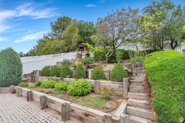 12060 S Lampton Dr W, Riverton, UT 84065 - view of yard with a vegetable garden