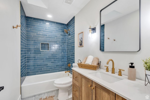 12060 S Lampton Dr W, Riverton, UT 84065 - full bathroom with vanity and shower / bath combination