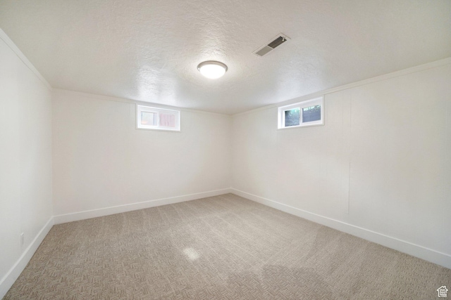 1767 N 1400 W, Provo, UT 84604 - basement featuring healthy amount of natural light, light colored carpet, and a textured ceiling