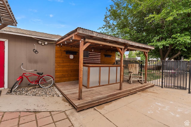 283 S 400 W, Hurricane, UT 84737 - view of wooden terrace