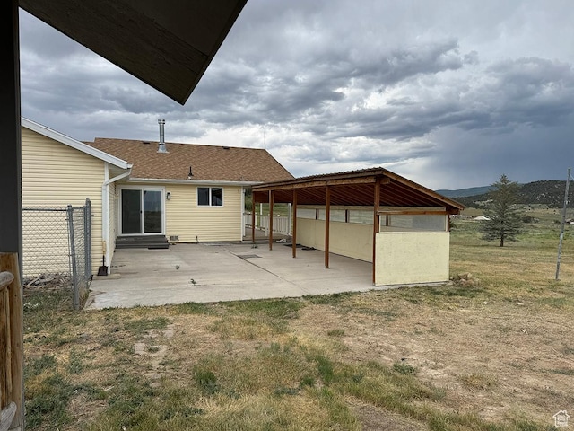 34840 N 10265 E, Fairview, UT 84629 - rear view of house featuring a patio area