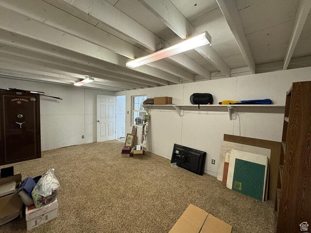 34840 N 10265 E, Fairview, UT 84629 - below grade area with carpet flooring