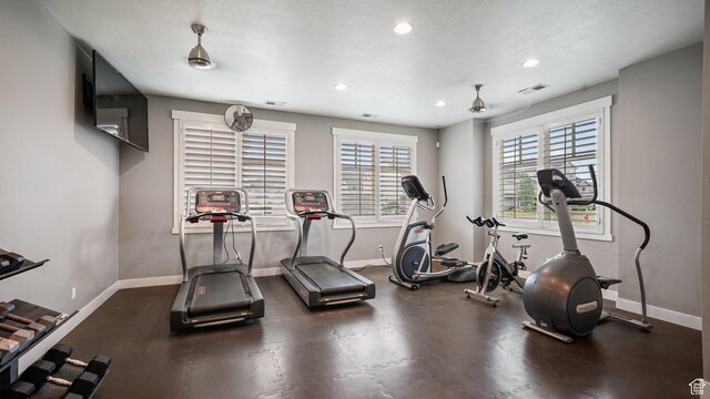 319 N 750 E, Vineyard, UT 84059 - workout area with baseboards and recessed lighting