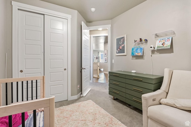 2319 N Penstemon Way, Lehi, UT 84043 - bedroom with light colored carpet and a closet