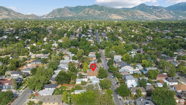 1145 Kensington Ave, Salt Lake City, UT 84105 - aerial view of property's location with a mountainous background
