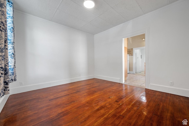 1145 Kensington Ave, Salt Lake City, UT 84105 - spare room featuring ornamental molding and hardwood / wood-style floors