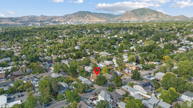 1145 Kensington Ave, Salt Lake City, UT 84105 - aerial view of property and surrounding area featuring a mountain backdrop