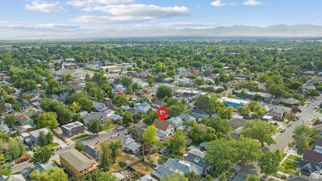 1145 Kensington Ave, Salt Lake City, UT 84105 - aerial perspective of suburban area with a mountain backdrop