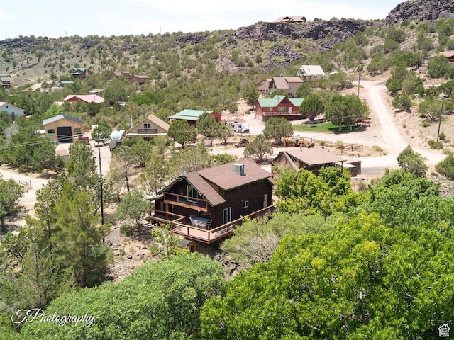 503 S Cottonwood Dr, Brookside, UT 84782 - aerial view of property and surrounding area featuring a mountainous background
