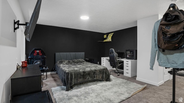 5681 W Pelican Ridge Ln, Salt Lake City, UT 84118 - carpeted bedroom featuring an office area and baseboards